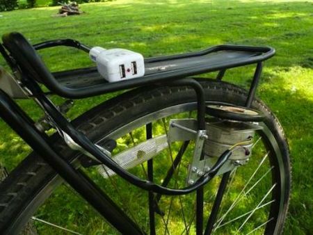 DIY自行車載USB充電器
